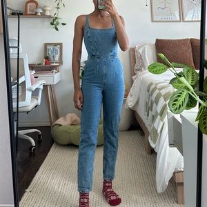 asos denim jumpsuit